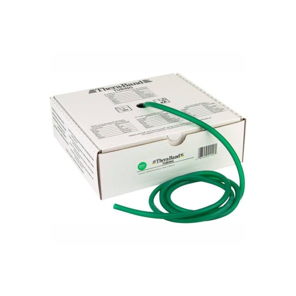 Thera-Band Latex Exercise Tubing, Green, 100' Roll/Box